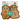 Outward Hound: Tough Skinz - Small Gingerbread  (2 Pack)