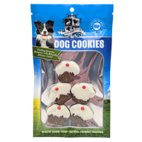 DOG TREATS | Huds and Toke: Little Paw Xmas Puddings | Small | 5 Pces (Yoghurt Frosted)