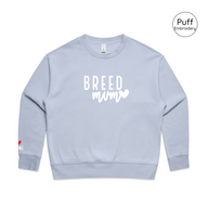 BLD LIFESTYLE CLUB CREW: "Breed Mum" | Powder Blue (3D Puff Embroidery)