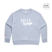 BLD LIFESTYLE CLUB CREW: "Breed Mum" | Powder Blue (3D Puff Embroidery)