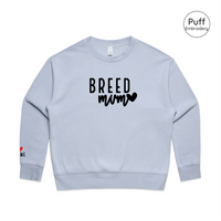 BLD LIFESTYLE CLUB CREW: "Breed Mum" | Powder Blue (3D Puff Embroidery)