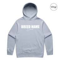 BLD LIFESTYLE CLUB HOODIE: "Breed Dad" | Powder Blue (Vinyl)