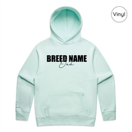 BLD LIFESTYLE CLUB HOODIE: "Breed Dad" | Seafoam (Vinyl)