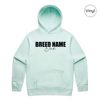 BLD LIFESTYLE CLUB HOODIE: "Breed Dad" | Seafoam (Vinyl)