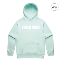 BLD LIFESTYLE CLUB HOODIE: "Breed Dad" | Seafoam (Vinyl)