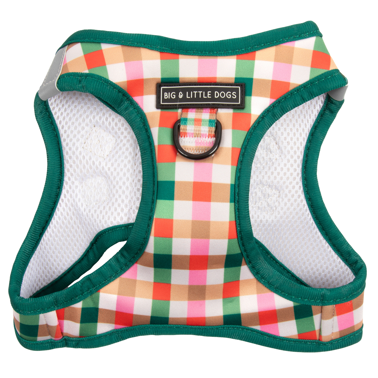 CHRISTMAS EXTRAVAGANZA BOX: "Candy Lane Plaid" Step-In Harness & Collar