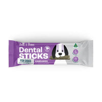 DOG TREATS | Bell & Bone: Adult Dog Dental Stick Medium - Roo, Mint & Turmeric