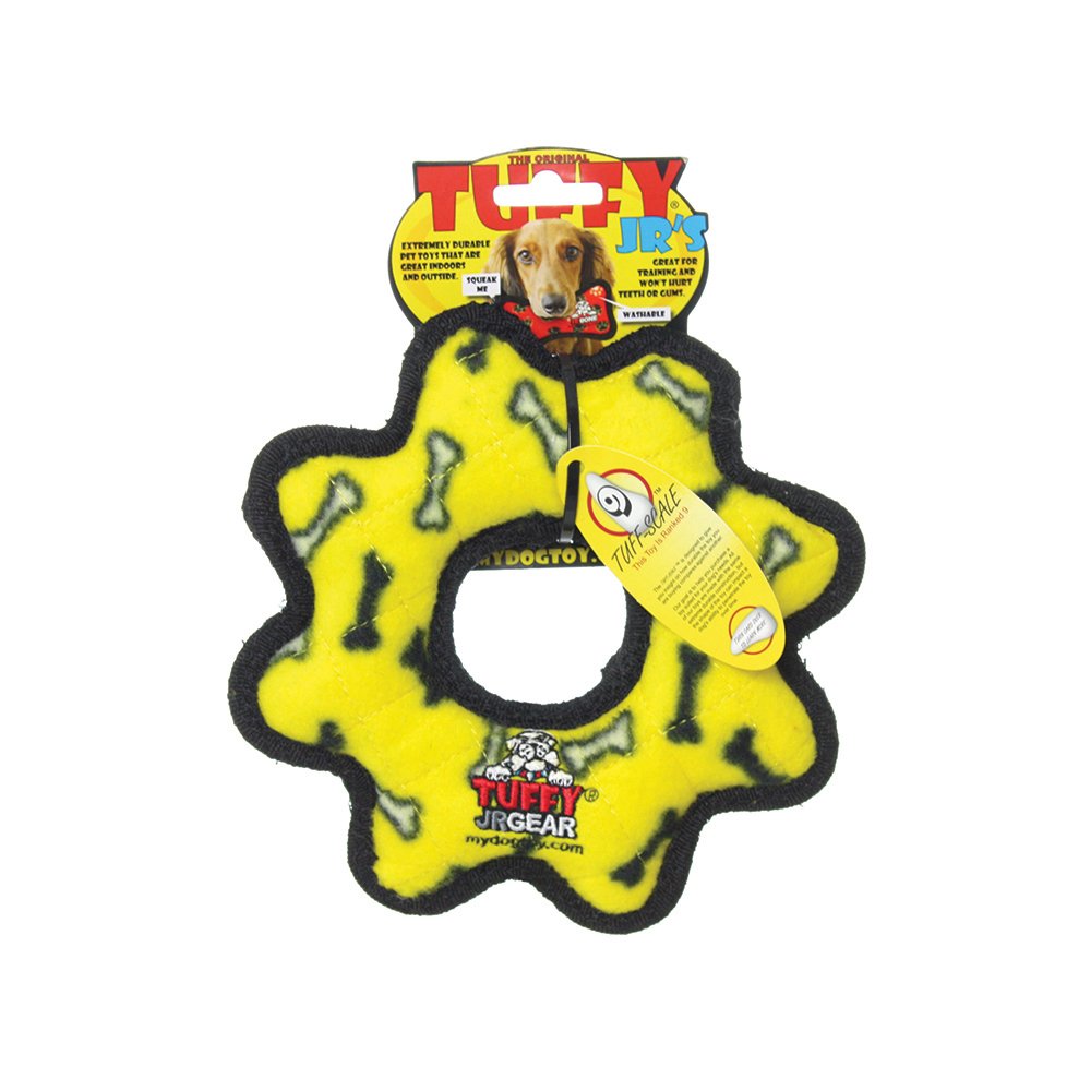 Tuffy: JR's Gear Ring - Yellow Bones