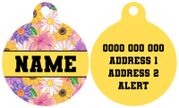 Pet ID Tag | Spring Fling (Lemon)