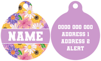 Pet ID Tag | Spring Fling (Lilac)
