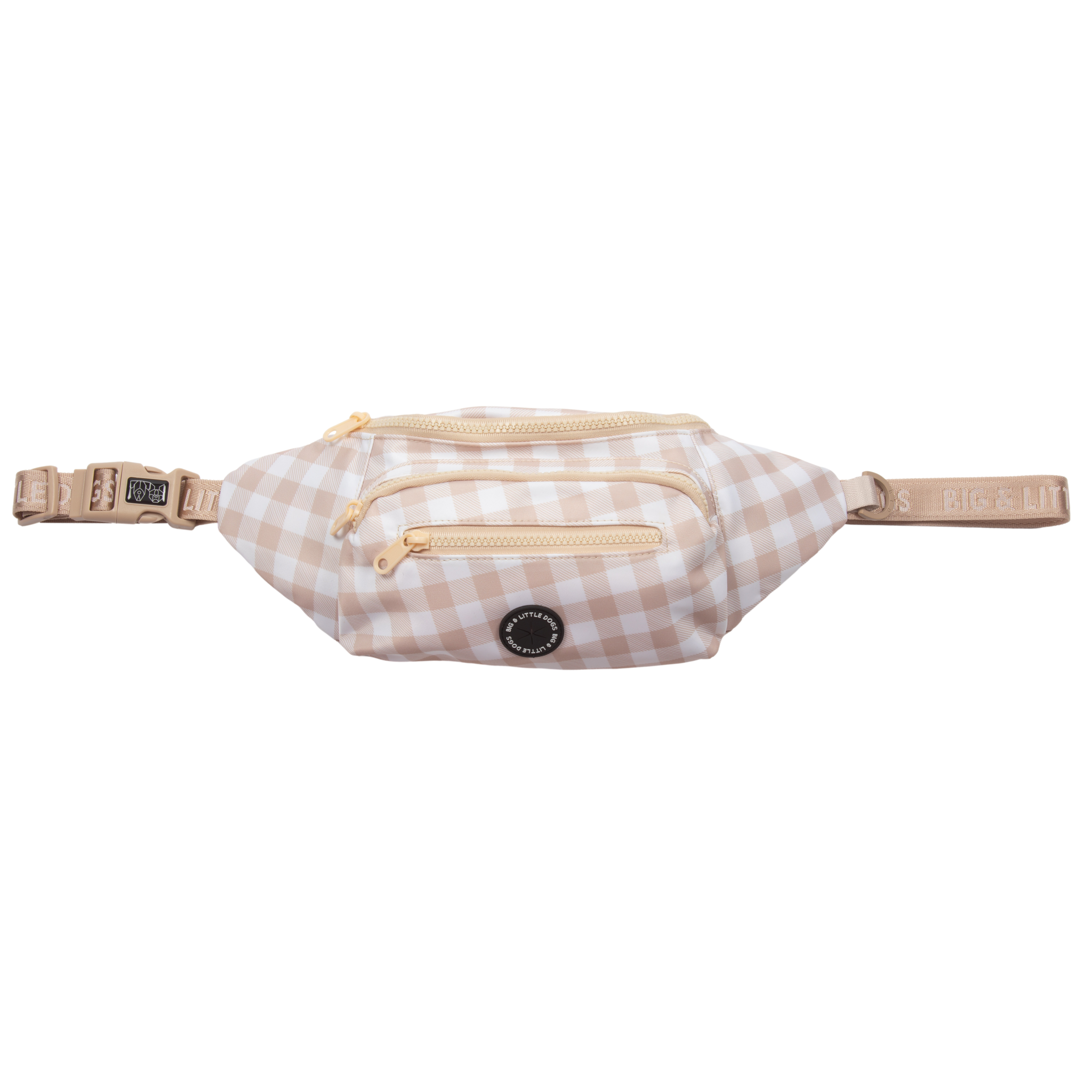 THE ESSENTIAL WALKING POUCH: Latte Gingham {FINAL SALE}