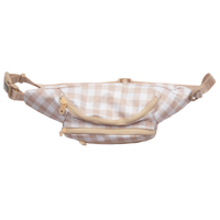 THE ESSENTIAL WALKING POUCH: Latte Gingham {FINAL SALE}