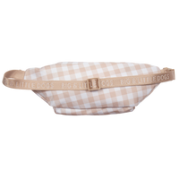 THE ESSENTIAL WALKING POUCH: Latte Gingham {FINAL SALE}