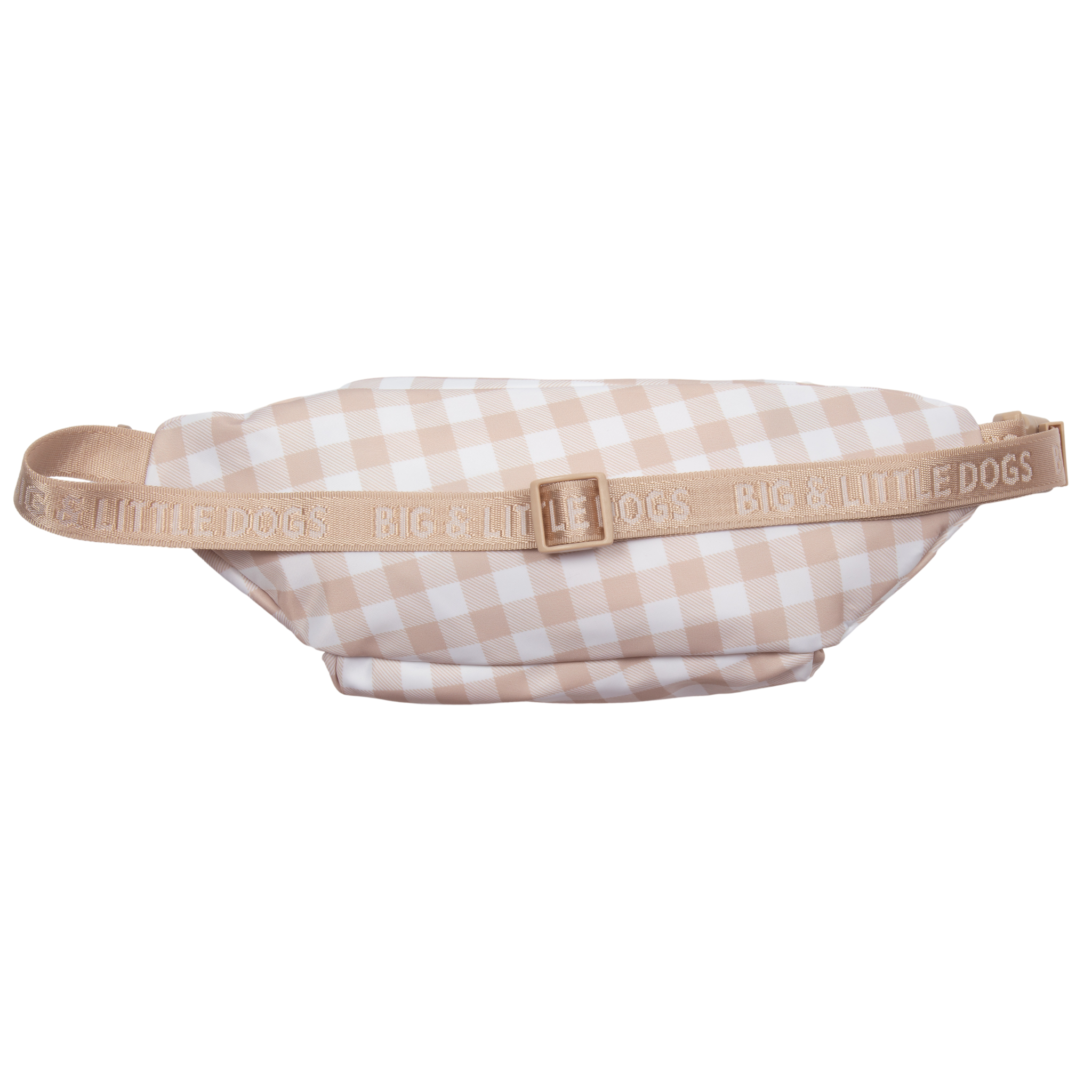 THE ESSENTIAL WALKING POUCH: Latte Gingham {FINAL SALE}