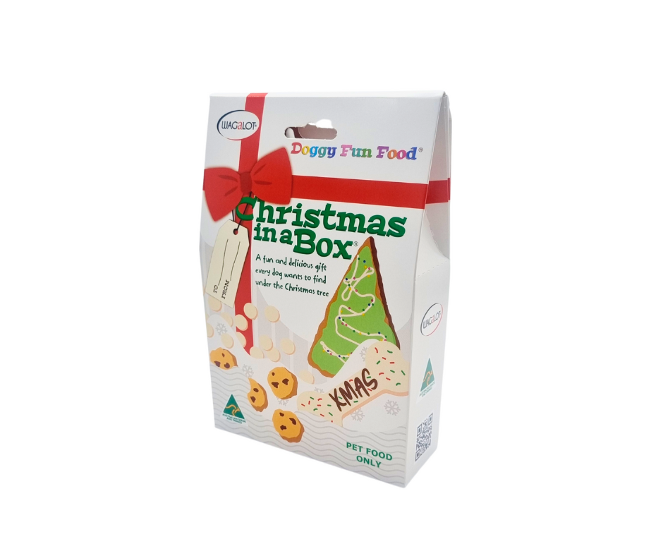 DOG TREATS Wagalot Dog Christmas in a Box (NEW) {PREORDER see desc