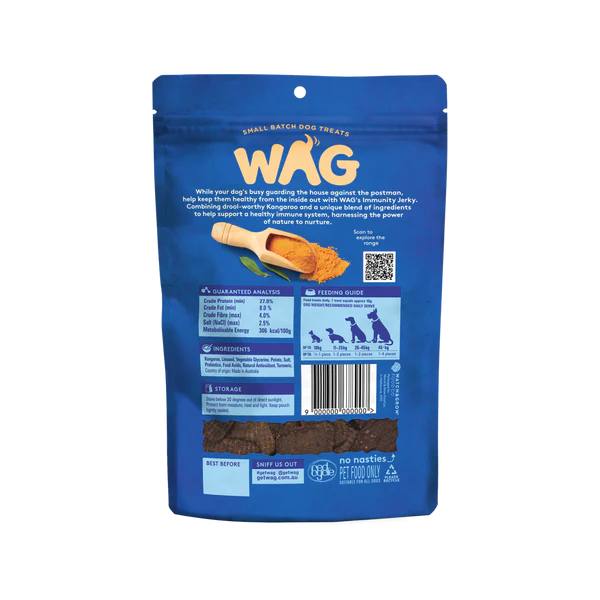 DOG TREATS | WAG: Immunity Boosting Kangaroo Jerky