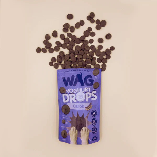 DOG TREATS | WAG: Carob Drops 250g