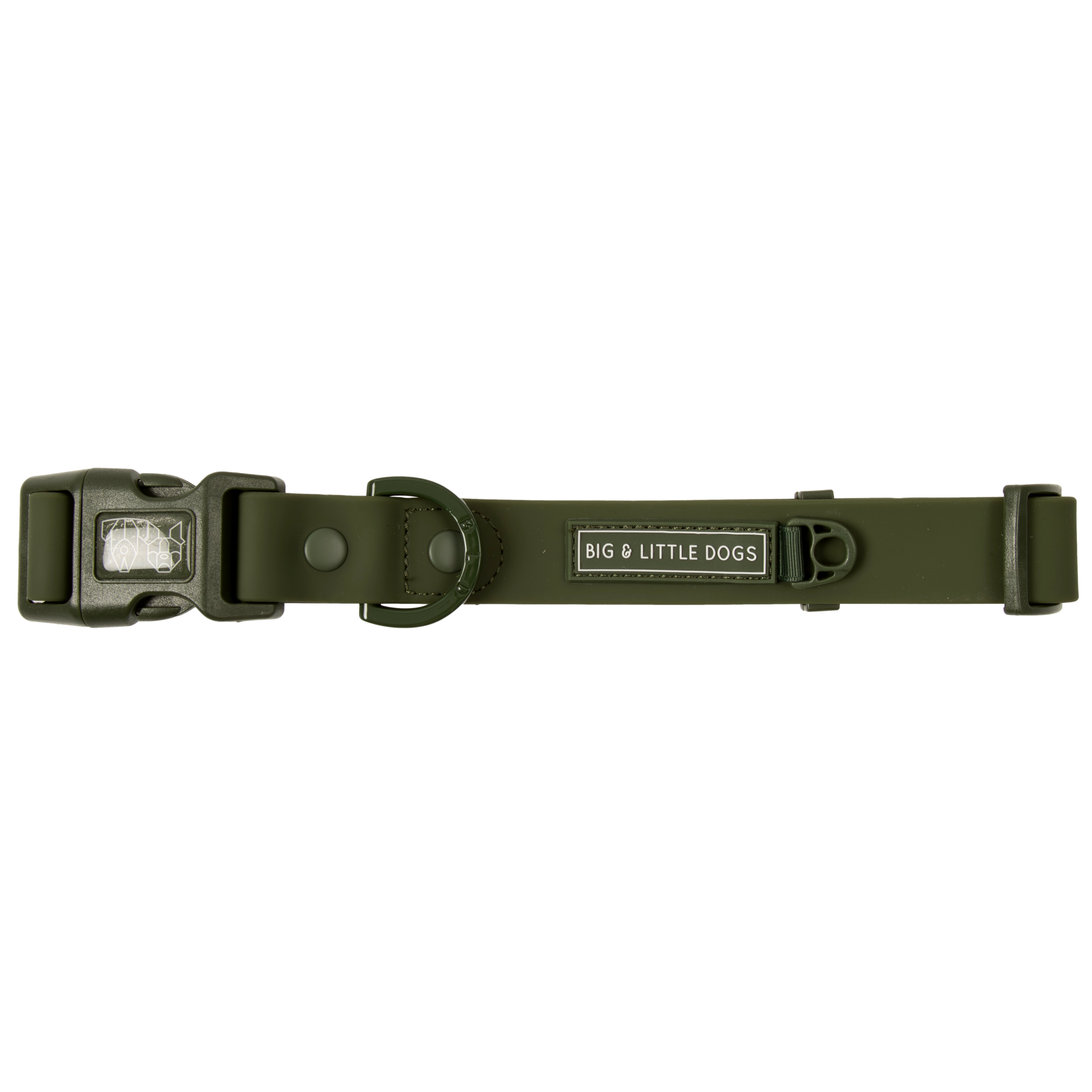 DOG WATERPROOF COLLAR: Olive