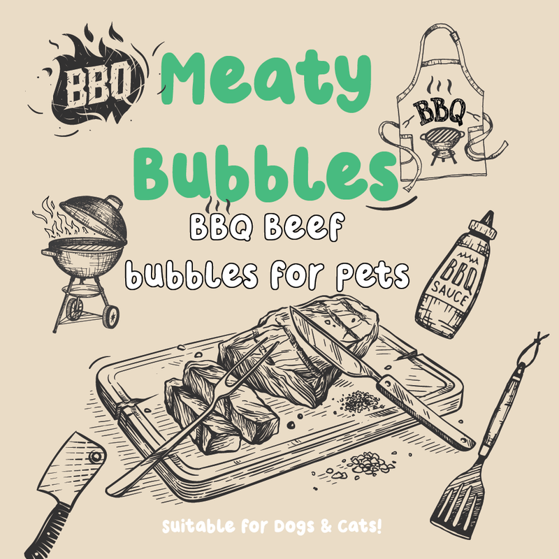 Meaty Bubbles: BBQ Beef Bubbles 150ml