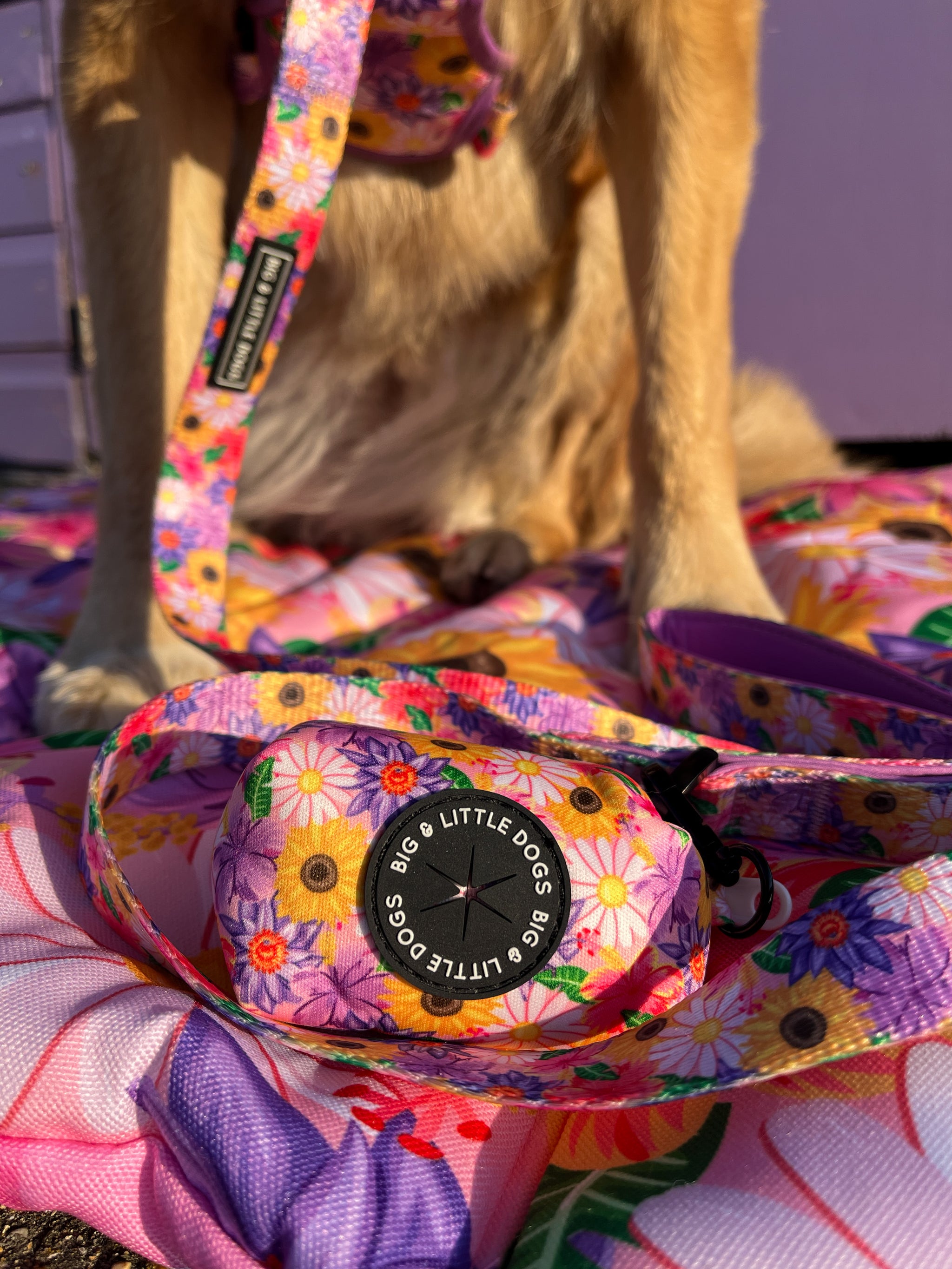 DOG POOP BAG HOLDER: Spring Fling