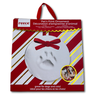 reece studio: Pet's Print Ornament DIY - Red