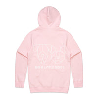 Pawrent BLD Gang Pink Premium Hoody Jumper with BLD Logo