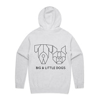 Pawrent BLD Gang Grey Marle Premium Hoody Jumper with BLD Logo