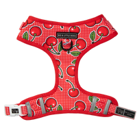 ADJUSTABLE DOG HARNESS: Cherrylicious {FINAL SALE}
