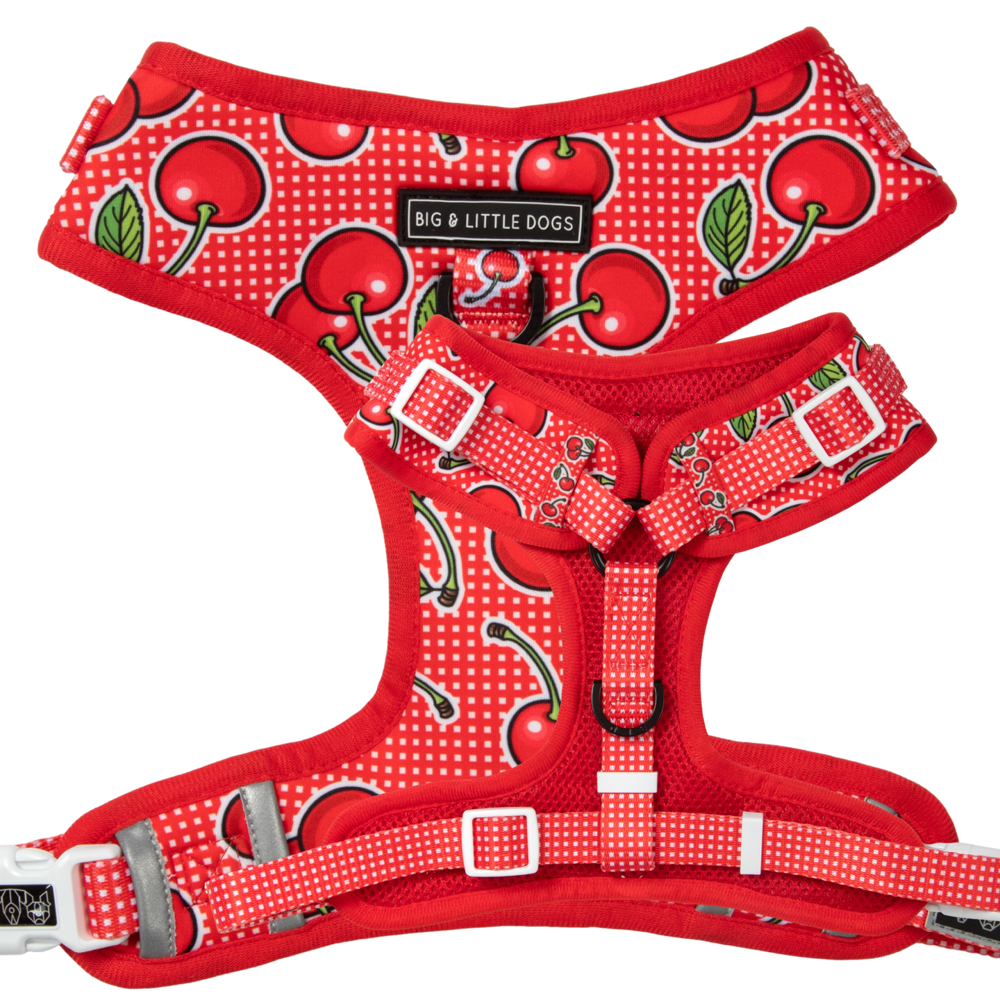 ADJUSTABLE DOG HARNESS: Cherrylicious {FINAL SALE}