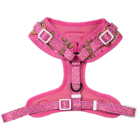 ADJUSTABLE DOG HARNESS: Pink Fairy Bread {FINAL SALE}