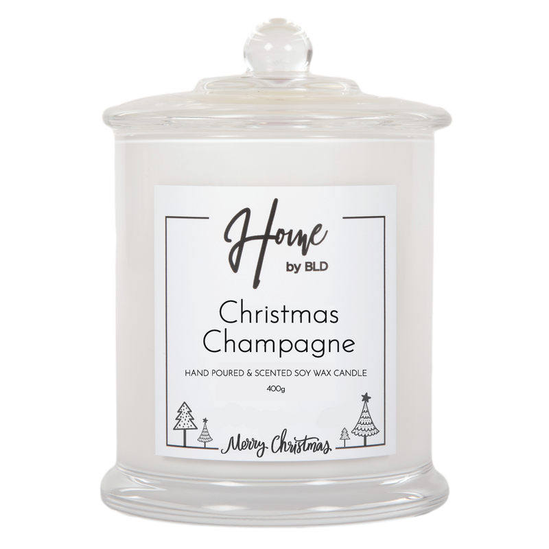 Home by BLD | Christmas Champagne Soy Candle {FINAL SALE}