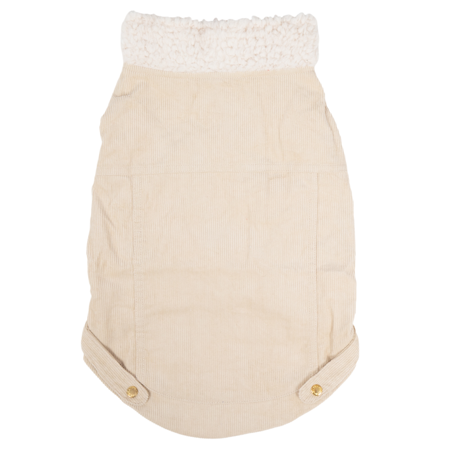 Corduroy Dog Vest in Sand colour