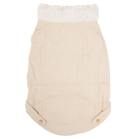 Corduroy Dog Vest in Sand colour