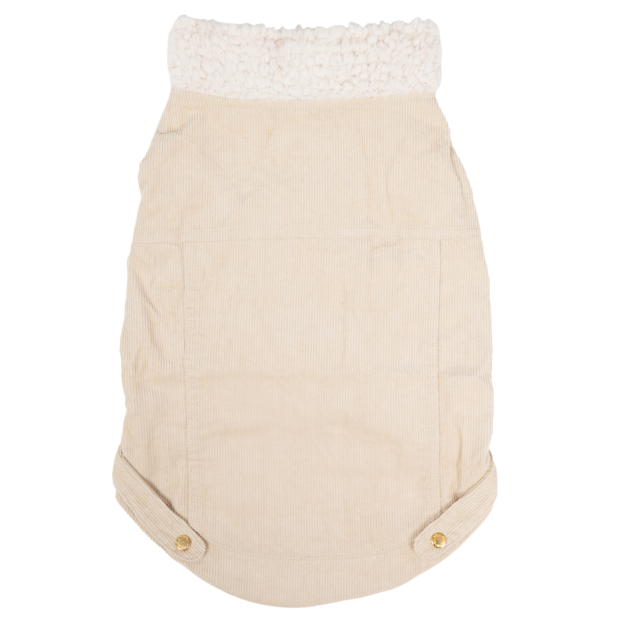 Corduroy Dog Vest in Sand colour