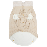 Corduroy Dog Vest in Sand colour