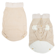Corduroy Dog Vest in Sand colour