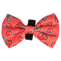 DOG COLLAR & BOW TIE: Cherrylicious {FINAL SALE}