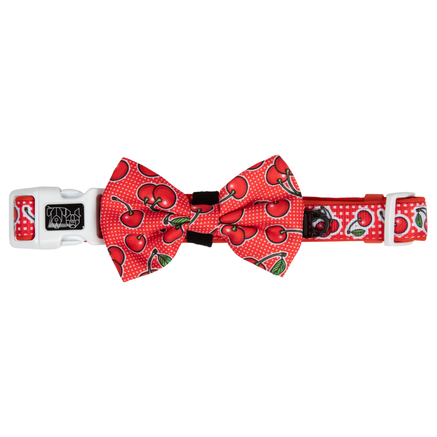 DOG COLLAR & BOW TIE: Cherrylicious {FINAL SALE}