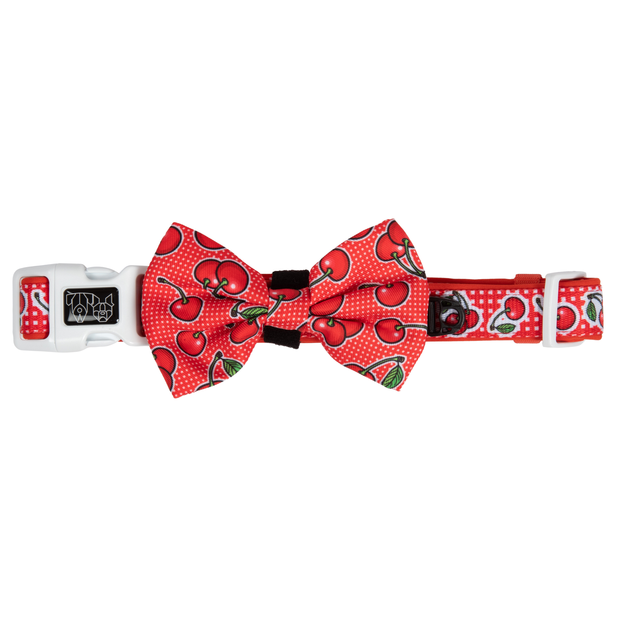 DOG COLLAR & BOW TIE: Cherrylicious {FINAL SALE}