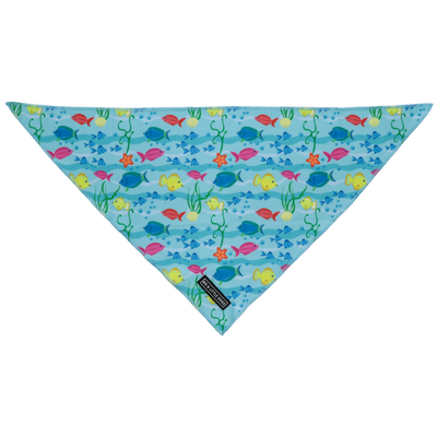 Dog Cooling Bandana You're a Catch Fishes Underwater