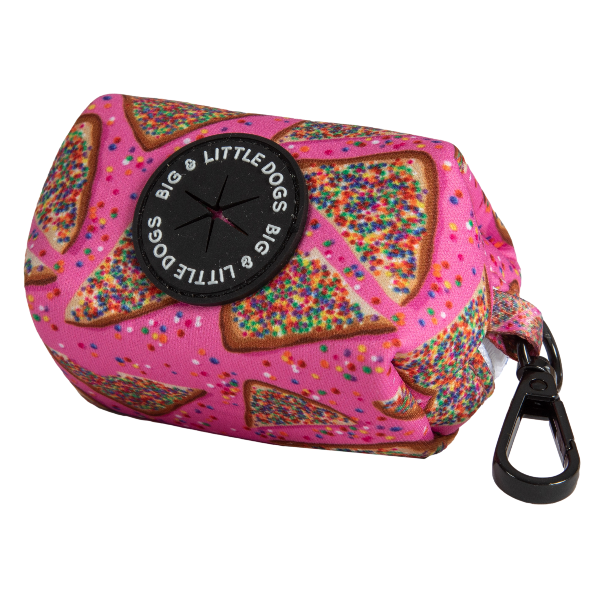 DOG POOP BAG HOLDER: Pink Fairy Bread {FINAL SALE}