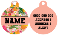 Pet ID Tag | Fruit Salad