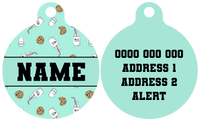 Pet ID Tag | Milk & Cookies