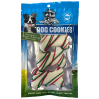 DOG TREATS Huds and Toke Christmas Doggy Bones | Small | 3 Pces (Yoghurt Frosted)