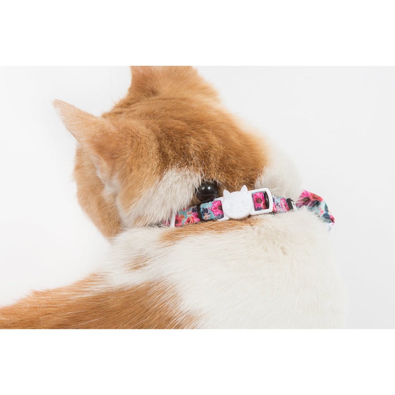 Little Kitty Co. Cat Collar & Bow Tie That Floral Feeling