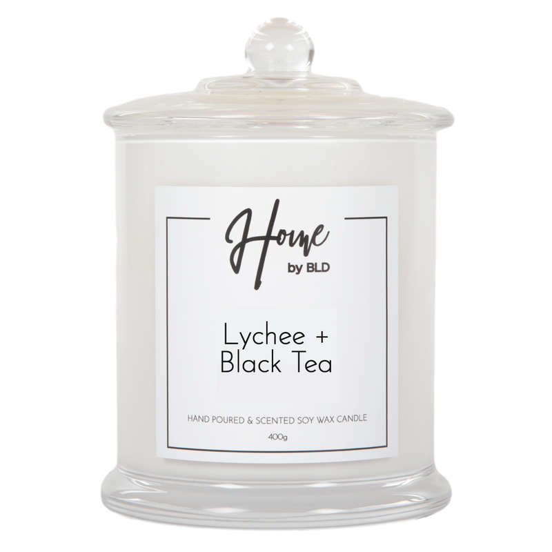 Home by BLD | Lychee & Black Tea Soy Candle