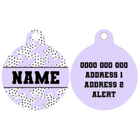 Pet ID Tag | Painted Purple
