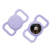 AirTag Holder | Harness or Collar Mounted (M/L Size) | Lilac