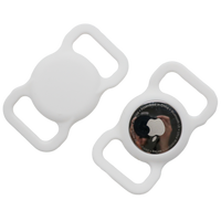 AirTag Holder | Harness or Collar Mounted (M/L Size) | White