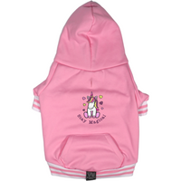 HOODIE DOG JUMPER: Pink {FINAL SALE}